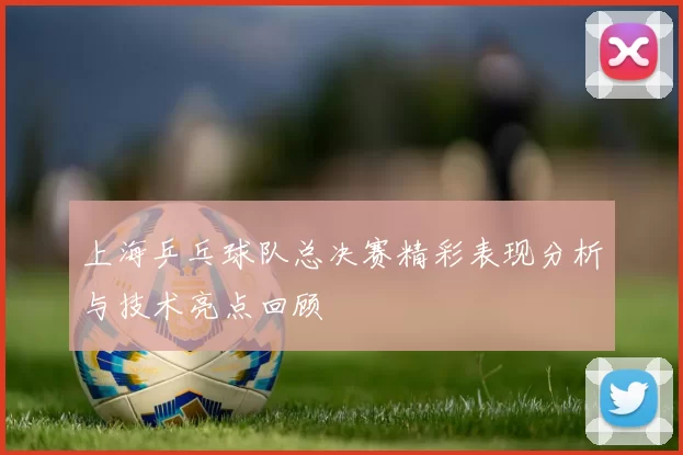 上海乒乓球队总决赛精彩表现分析与技术亮点回顾