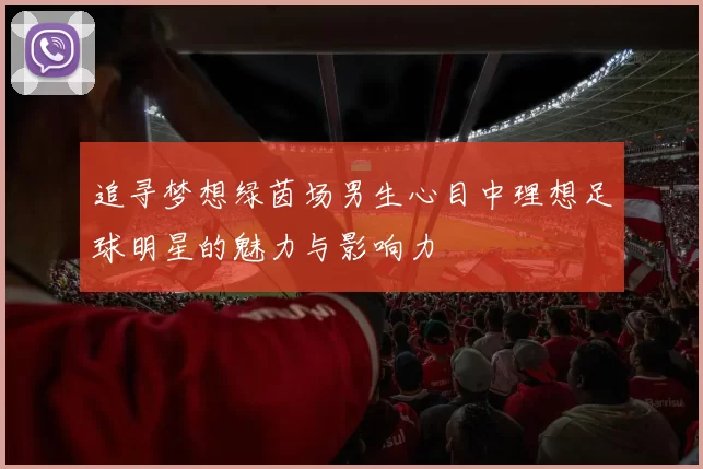 追寻梦想绿茵场男生心目中理想足球明星的魅力与影响力