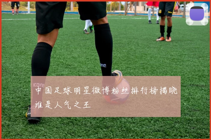 中国足球明星微博粉丝排行榜揭晓谁是人气之王