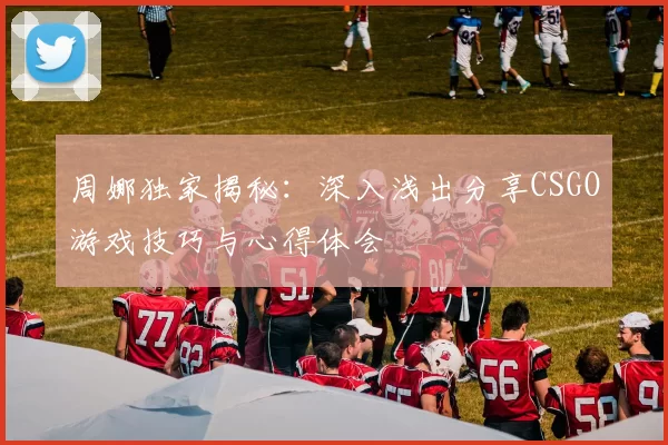 周娜独家揭秘：深入浅出分享CSGO游戏技巧与心得体会