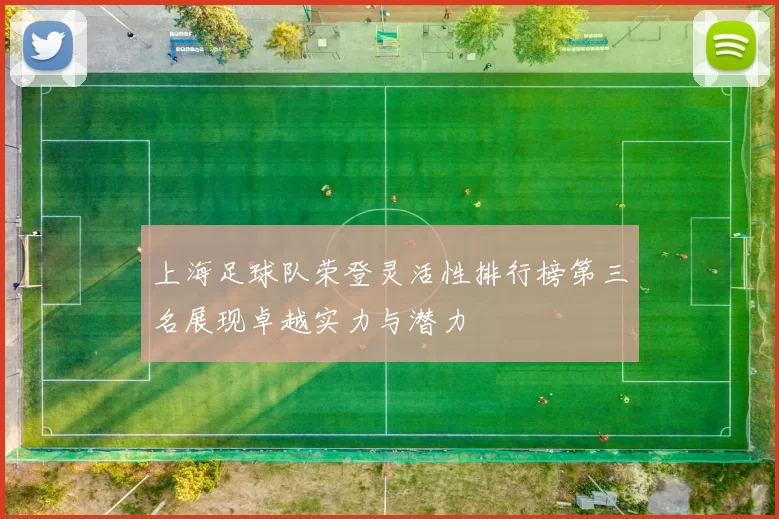 上海足球队荣登灵活性排行榜第三名展现卓越实力与潜力